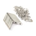 thumbnail image 5 of OULII Support de Fixation 20 Pcs 4X4X1.6In 90 Degrés Acier Inoxydable pour Assemblage de Meubles 80 Pcs Vis, 5 of 5