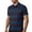 ZA-Navy collar shirt, variant on DIOAZUD Men's Striped Golf Shirt Collared Short Sleeve Shirts with Chest Pocket Button Placket Casual Business Collar T-Shirts
