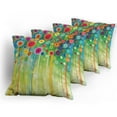 thumbnail image 5 of Ambesonne Floral Throw Pillow Cover 4 Pack, Abstract Art Dandelion, 18", Multicolor, 5 of 7