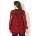 thumbnail image 2 of Catherines Women's Plus Size Embroidered Mesh Top, 2 of 4