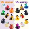 thumbnail image 4 of Joyfy 18 PCS Halloween Rubber Ducks for Halloween Goodie Bag Fillers, Trick or Treating Ducky Duck Bulk Toys Party Favors Supplies, Halloween Decorations for Kids Bath Toys, 4 of 8