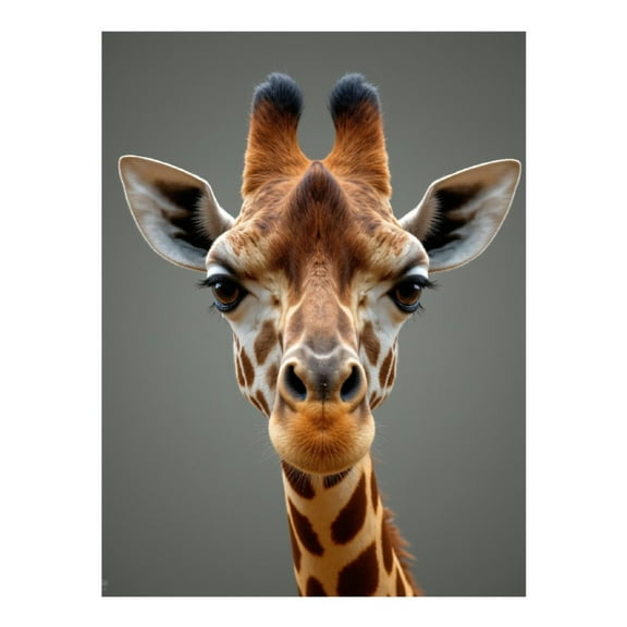 Diamond Art Kits for Adults - 5d Giraffe Front View Close Up Face Diamond Painting for Adults, Diamond Art for Adults Beginners, Diamond Painting Kits for Adults for Home Wall Decor