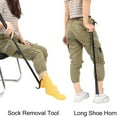 thumbnail image 6 of Fdelink Adjustable Dressing Aid,Shoe Horn Tool,with Shoe Stick Removal Rod with Sock Aid Extend Dressing Tool Horn Tools & Home Improvement,Clothing Assistant,1X Dressing Auxiliary Rod, 6 of 9