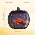 thumbnail image 3 of Classic Kitchen Accessories, Halloween Dinnerware Set Orange Black Pumpkin Themed Paper Plates Cups Napkins Halloween Disposable Tableware for Themed Birthday, 3 of 4