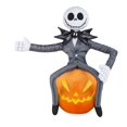 thumbnail image 2 of Gemmy Jack Skellington 21" Jack Skellington Halloween Pumpkin Greeter, 2 of 3