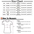 thumbnail image 3 of Kayannuo Fall Womens Shirts Long Sleeve Print Floral Graphic V-Neck Long Sleeve Tops Women Casual Women's Fashion Printed T-shirt Cotton Hemp 3/4 Sleeves Blouse Round Neck Casual Tops, 3 of 5