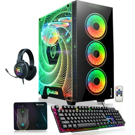 HAJAAN Gaming PC - AMD Ryzen 7 7700X Processor up to 5.4GHz - GeForce RTX 4060 8GB GDDR6 - 32GB DDR5 - 1TB NVMe SSD - WiFi Ready - Windows 11 Pro