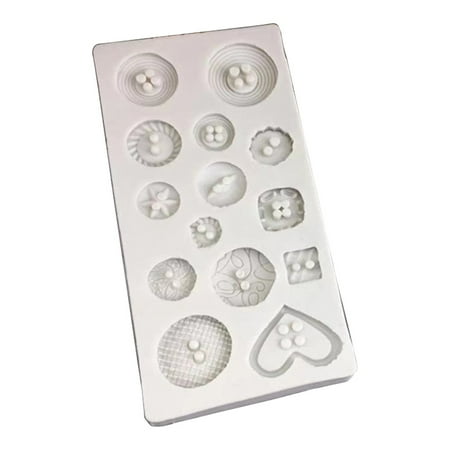 

Button Shape Cake Mold Craft Cake Chocolate Clay Soap Decorating Family Safe