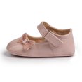 thumbnail image 5 of Bonario Baby Girls Shoes Infant Mary Jane Bowknot Soft Sole PU Leather Newborn First Walker Cirb Shoes, 5 of 8