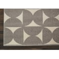 thumbnail image 5 of Nourison Harper Geometric Grey 8' x 10' Area Rug, (8x10), 5 of 6