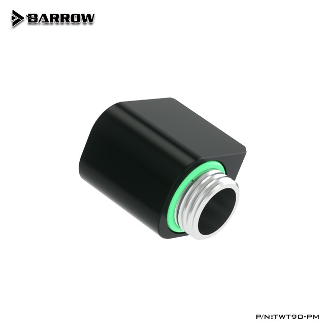 MINI 90 Degree 360 Rotary Offset , G1/4" Fittings,Short 21mm Elbow Connector For Computer Liquid Loop Build,TWT90-M POM Version