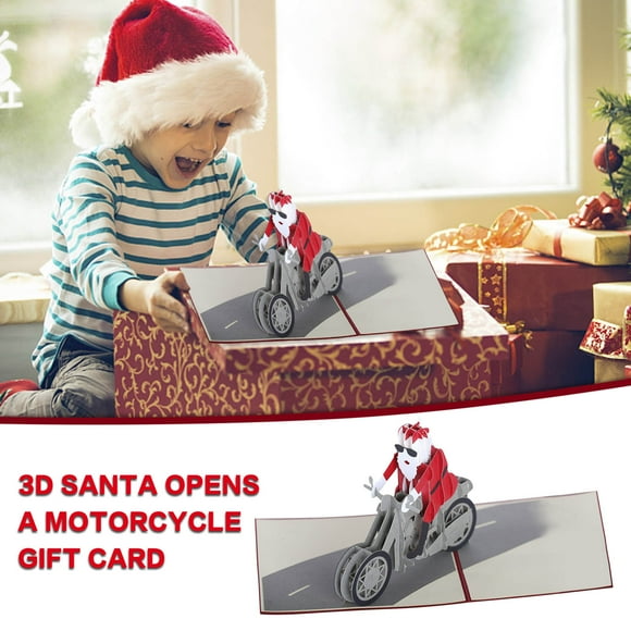 Cartes de Vœux Cadeau de Noël Carte 3D pour Personnes Âgées -Up & Papeterie