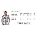 thumbnail image 4 of True Rock Men's Eagle Textured Panel & Side Zip T-Shirt (Red, X-Large), 4 of 4