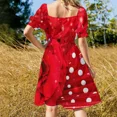 thumbnail image 4 of Spanish Flamenco Sleeveless Dress elegant dresses plus sizes dress women summer 2024, 4 of 7