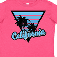 thumbnail image 4 of Inktastic California with Triangle and Palm Trees in Blue Boys or Girls Toddler T-Shirt, 4 of 5