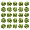 thumbnail image 1 of Unique Bargains 10mm Rhinestone Clay Beads, Pave Crystal Disco Rhinestone Bead for DIY Jewelry Making Bracelet, Olive Green 25Pcs, 1 of 6