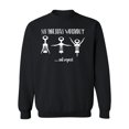 thumbnail image 1 of My Holiday Workout Crewneck Sweatshirt, L, Black, 1 of 2