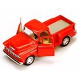 thumbnail image 1 of 1955 Chevy Stepside Pick-Up Die Cast Collectible Toy Truck (Orange), 1 of 1
