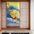 thumbnail image 1 of Cortina de puerta semiopaca con patrón de patchwork de dos piezas de Los Simpsons, cortinas opacas decorativas para dormitorio, sala de estar, decoración de habitación de niños, 34 x 56 pulgadas,, 1 of 7