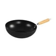 thumbnail image 3 of Sartén de hierro Gloria Wok 24 cm antiadherente con mango de madera, 3 of 9