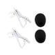 thumbnail image 1 of Clip de de Micrófono clip de solapa Tipo 2pcs + 2pcs Funda de Espuma de Micrófono para Voz, 1 of 8