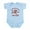 Sky Blue, variant on CafePress - I Love My Big Sister This Much Infant Bodysuit - Baby Light Bodysuit, Size Newborn - 24 Months