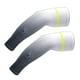 thumbnail image 2 of Un par de mangas deportivas, ligeras, transpirables, unisex, de compresión de seda de hielo, para ciclismo, protección solar, blanco, M YUNYI BRAND  Deportes, 2 of 8