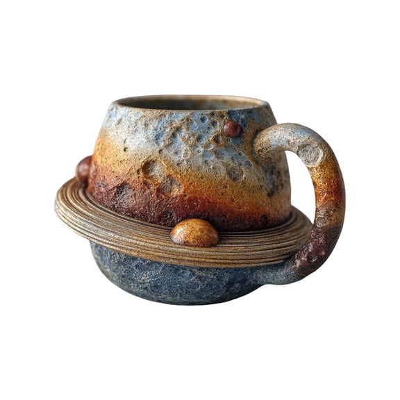Solar Theme Ceramic Mug Collection Space Theme Coffee Cups Dishwasher Safe For Daily Use Gift