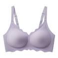 thumbnail image 5 of XIYON Bras For Women Comfortable Wireless Bra Seamless Design With Three Hook Closure Supportive And Versatile For Every Season Comfortable, 5 of 5