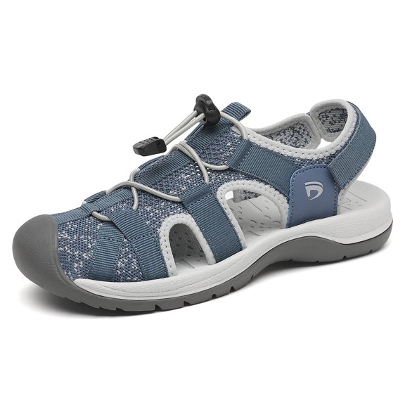 Rumpra Women’s Hiking Sandals Closed Toe Quick Dry Athletic Water Shoes Beach Sport Mesh Walking Sandals