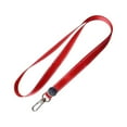 thumbnail image 1 of Hi,Fancy Nylon Tags Lanyard ID Card Name Neck Strap Phones Webbing Holder Metal Buckle Keychain Rope for Business Event Red, 1 of 8