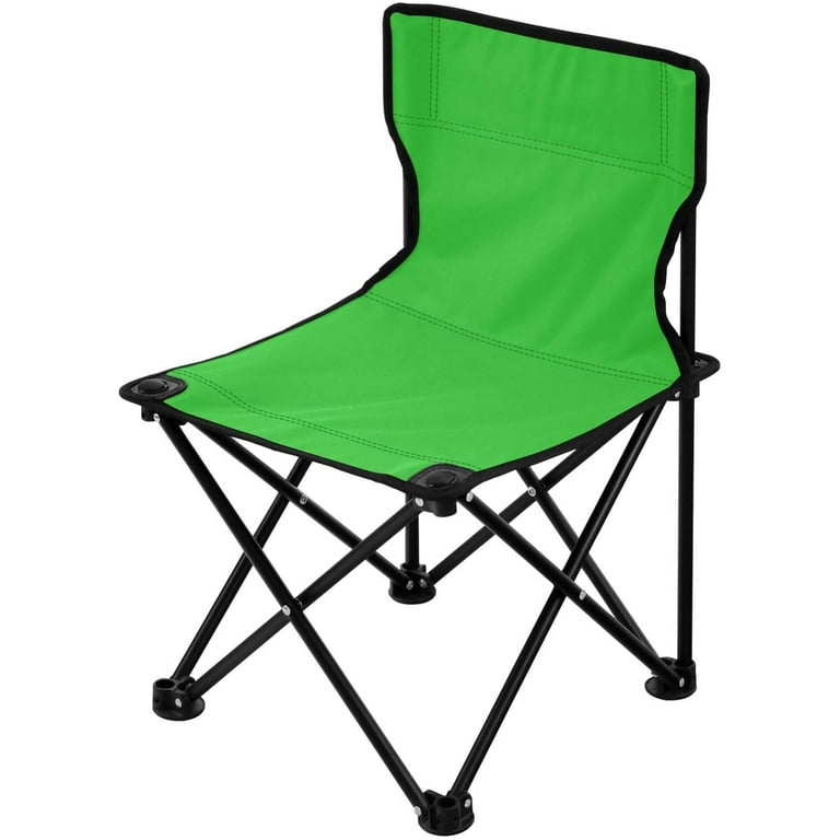 Lime Green Camping Chair Beach Chairs Collapsible Chair Lawn Chairs Outdoor Chair for Camping Picnic Sports BBQ
