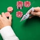 thumbnail image 2 of Juego de fichas Texas Cards Poker Dice Decks Set Accesorios para juego de casino 500 piezas, 2 of 10