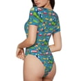 thumbnail image 2 of Balery Cars Transportation Body de cuello redondo de manga corta para mujer Tops de manga corta Tops básicos-Large, 2 of 7
