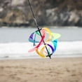 thumbnail image 4 of In the Breeze 2476 — Iridescent Rainbow Vortex Spinner — Mesmerizing and Colorful Hanging Wind Spinner, 4 of 6