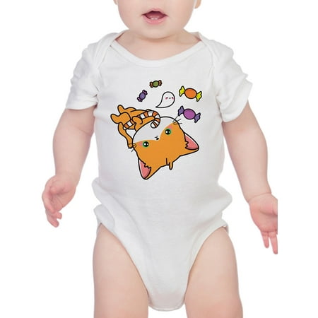

Cute Pumpkitty W Candy. Bodysuit Infant -Image by Shutterstock 18 Months