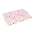 thumbnail image 2 of Daiia Hearts Front Door Mat, Heavy Duty Durable Welcome Mat for Outdoor Indoor, Dirt Trapper Waterproof Super Absorbent Door Mat, 16" x 24", 2 of 9