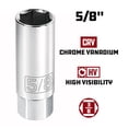 thumbnail image 3 of Powerbuilt 3/8 Inch Drive 5/8 Inch Inch Spark Plug Socket - 643000, 3 of 6