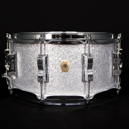 Ludwig 6.5" x 14" Classic Maple Snare Drum, Silver Sparkle