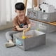 thumbnail image 5 of Caja de almacenamiento plegable,cesta de ropa almacenamiento, caja de almacenamiento de ropa suéter, caja de almacenamiento de juguetes, organizador de ropa plegable, diseño de 2 niveles,, 5 of 8