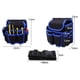 thumbnail image 2 of Tool Bag Multifunctional Portable Small Oxford Cloth Repair Tool Bag Electrician Bag Tool Organizers With Belt Blue L101 23x13x22cm, 2 of 3