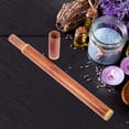 thumbnail image 4 of MasteelfCA 1Pc Smooth Safe Incense Holder Simple Incense Tube Delicate Incense Tube Brown, 4 of 8