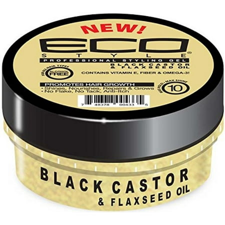 Styling Gel, Black Castor Flaxseed Oil 3 oz