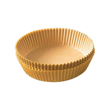 

KEUSN Food Tray Baking Pad Paper Fryer Household Circular Tray Paper Silicon Baking Air Oil Absorption Paper Special Paper Disposable Oil Paper