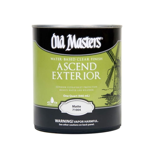 Acabado Old Masters Ascend WB con acabado mate transparente