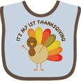 thumbnail image 3 of Inktastic It's My 1st Thanksgiving Boys or Girls Baby Bib, 3 of 4