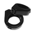 thumbnail image 2 of Httmt Mt299-002- Abrazadera De Horquilla Abrazaderas De Señal De Giro Compatible Con Soporte De Montaje Harley Softail Horquilla De 39 Mm Negro, 2 of 5