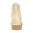 thumbnail image 3 of Journee Signature Womens Genuine Leather Bristol Round Toe Block Heel Chelsea Booties, 3 of 8