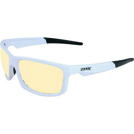 Computer Glasses with Sheer Glare Peach Double Sided Anti Reflective Lenses - Ergonomic, Stylish Retro White Plastic