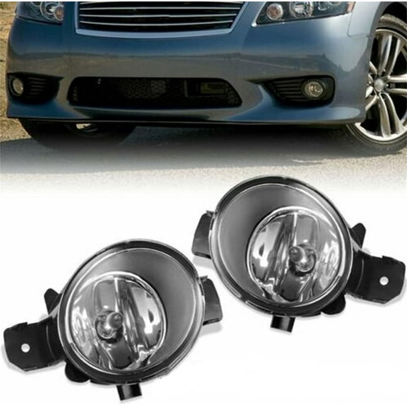 SEBLAFF 2-Pack H11 Clear Lens Halogen Fog Light Replacement for Altima/Maxima/Sentra/Infiniti Driver and Passenger Side NI2593117, NI2592117